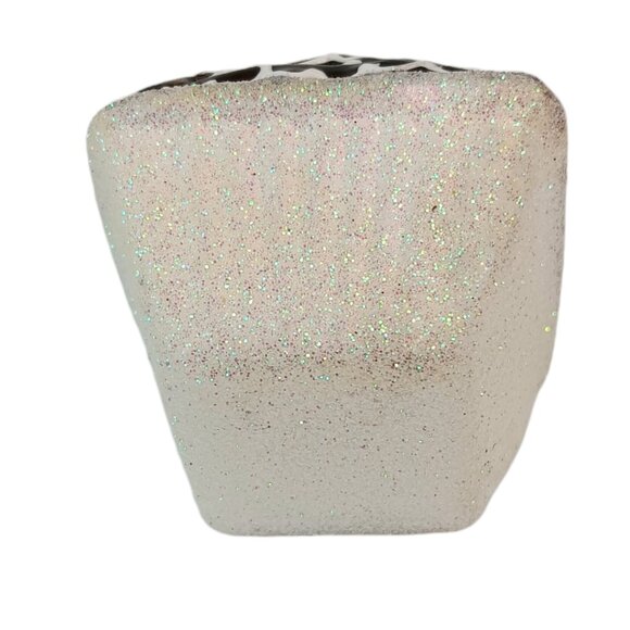 Chocolate Cupcake Glass  Christmas Ornament Marked Poland Drizzle Pastry EUC - Picture 11 of 11